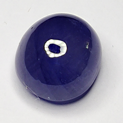 8.86ct Blauer Saphir cabochon oval 11.3x9.9mm