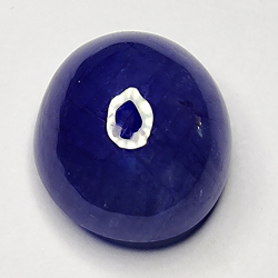 8.90ct Blauer Saphir cabochon oval 12.2x10.7mm