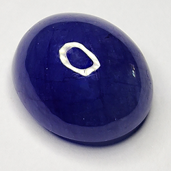 8.90ct Blauer Saphir cabochon oval 12.2x10.7mm