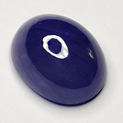 7.28ct Blauer Saphir cabochon oval 11.9x9.5mm