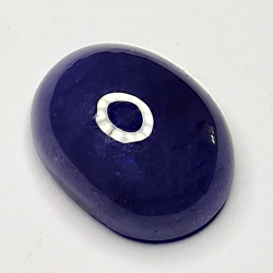 6.06ct Bleu Saphir cabochon ovale 11.8x9.2mm