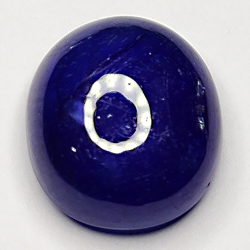 6.64ct Blauer Saphir cabochon oval 11.2x9.8mm