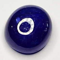 6.64ct Blue Sapphire cabochon oval 11.2x9.8mm