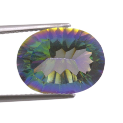 17,77ct.Mystic Quartz Oval Cut