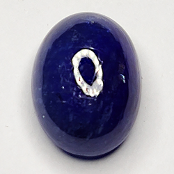 4.54ct Blauer Saphir cabochon oval 10.3x7.3mm