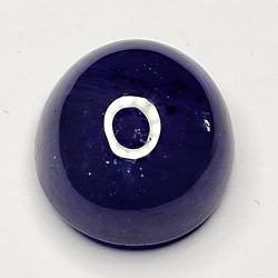 7.84ct Blauer Saphir cabochon oval 11.1x10.4mm