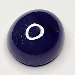 7.84ct Blauer Saphir cabochon oval 11.1x10.4mm