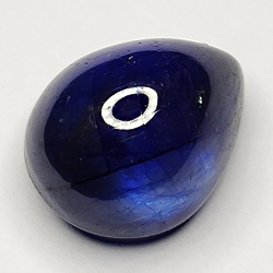 7,86ct Blauer Saphir cabochon birne 11.9x9.0mm