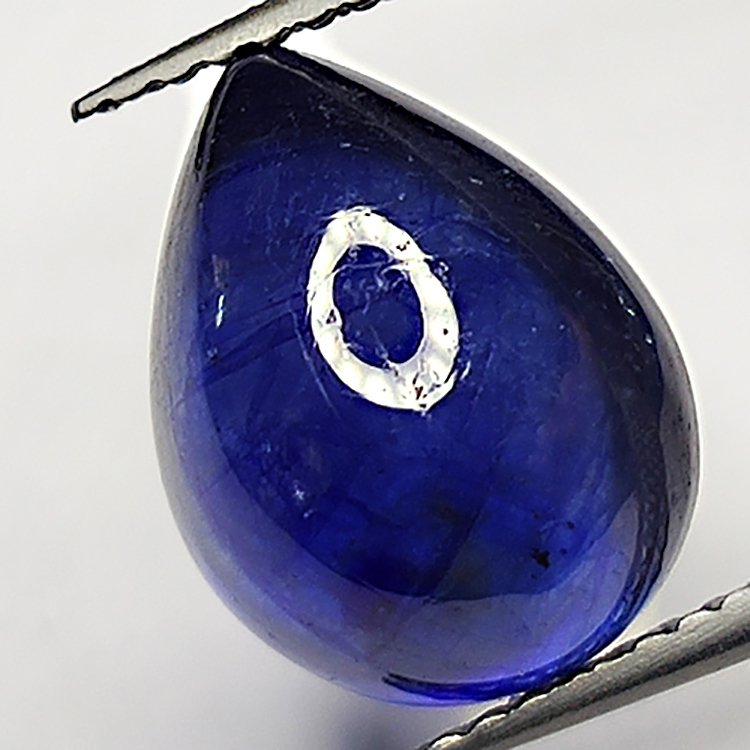 7,86ct Blauer Saphir cabochon birne 11.9x9.0mm