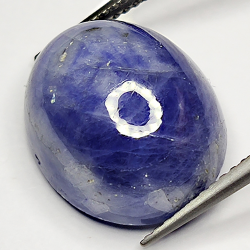 17.85ct Blue Sapphire cabochon oval 16.5x13.2mm