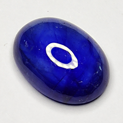 3.83ct Blauer Saphir cabochon oval 11.0x8.1mm