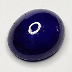 3.37ct Blue Sapphire cabochon oval 9.3x7.9mm