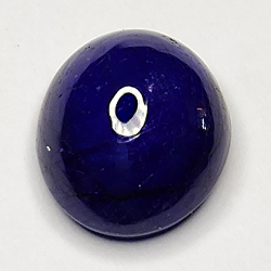 3.37ct Blauer Saphir cabochon oval 9.3x7.9mm