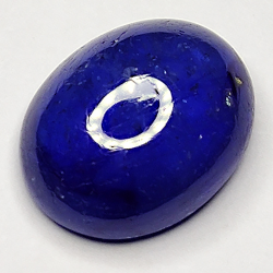 6.12ct Blue Sapphire cabochon oval 11.8x9.4mm