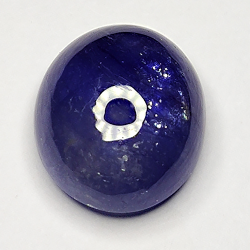 6.89ct Bleu Saphir cabochon ovale 11.9x10.1mm