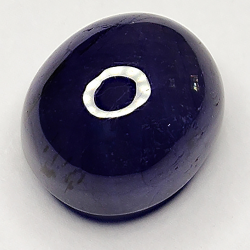 8.81ct Blauer Saphir cabochon oval 10.7x9.3mm