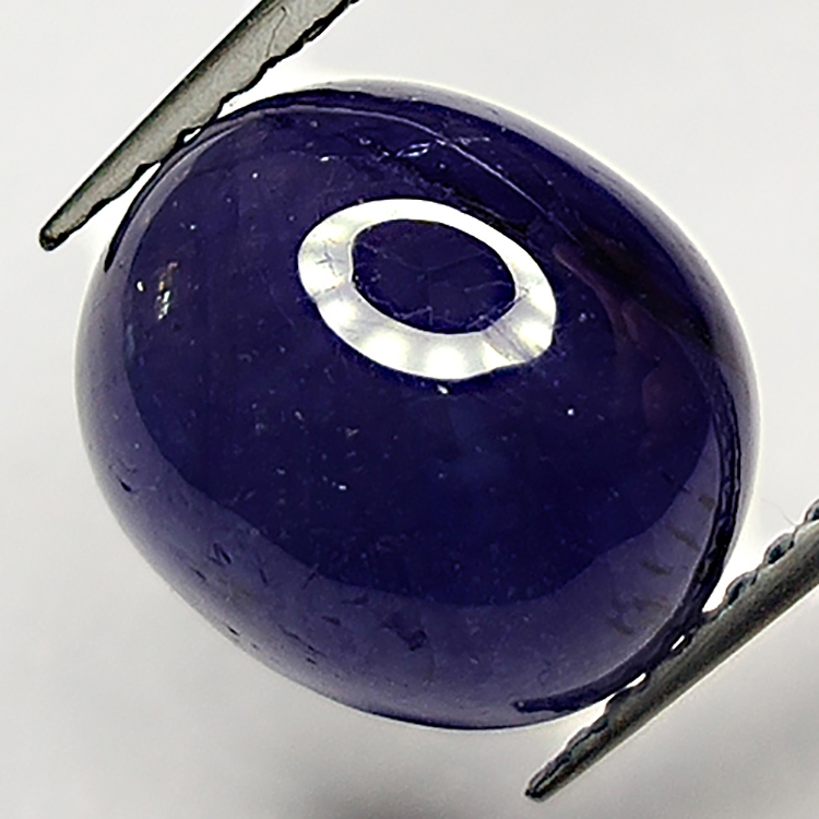 8.81ct Zafiro Azul cabujón oval 10.7x9.3mm