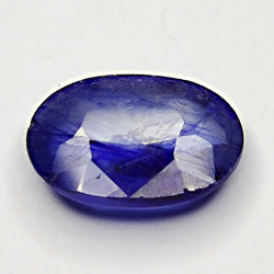 2.06ct Blauer Saphir ovalschliff 9.6x6.8mm