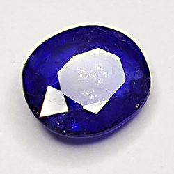 2.16ct Blauer Saphir Ovalschliff 8.6x7.7mm