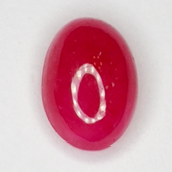 2.04ct Rubino Stella cabochon ovale 8.7x6.0mm