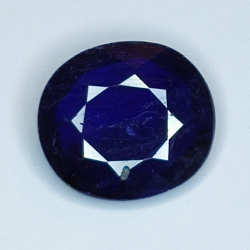 10.14ct Blue Sapphire oval cut 14.5x13.0mm