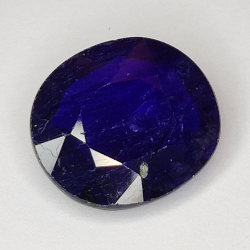 10.14ct Zaffiro Blu taglio ovale 14.5x13.0mm