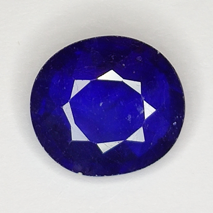 9.44ct Blauer Saphir Ovalschliff 13.8x12.4mm