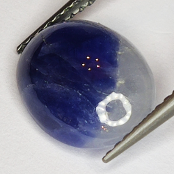 4.70ct Blue Sapphire cabochon oval 12.0x9.1mm