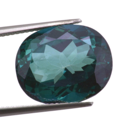 17,86ct. Green Topaz Oval Cut