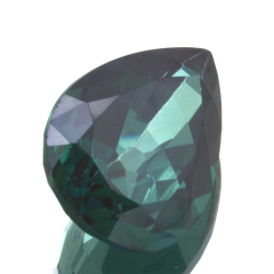 16,18ct. Green Topaz Pear Cut