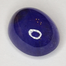 7.24ct Blauer Saphir cabochon oval 11.4x9.1mm