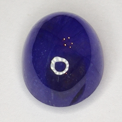 7.24ct Blauer Saphir cabochon oval 11.4x9.1mm