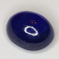 5.41ct Blauer Saphir cabochon oval 10.3x8.1mm