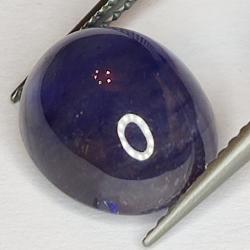 9.15ct Blauer Saphir cabochon oval 12.2x10.0mm