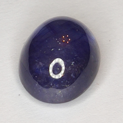 9.15ct Blauer Saphir cabochon oval 12.2x10.0mm