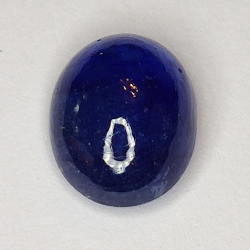 4.77ct Blue Sapphire cabochon oval 10.9x8.1mm