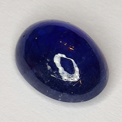 4.77ct Bleu Saphir cabochon ovale 10.9x8.1mm