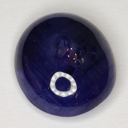 9.51ct Blauer Saphir cabochon oval 13.9x11.9mm