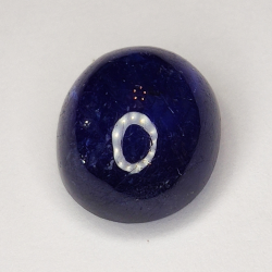 9.06ct Blue Sapphire cabochon oval 12.2x10.3mm