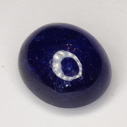 9.06ct Blauer Saphir cabochon oval 12.2x10.3mm