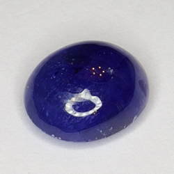 6.37ct Bleu Saphir cabochon ovale 11.3x9.6mm