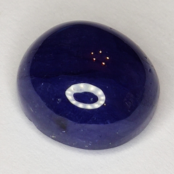 10.06ct Blauer Saphir cabochon oval 11.8x10.6mm