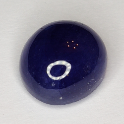 10.06ct Blauer Saphir cabochon oval 11.8x10.6mm