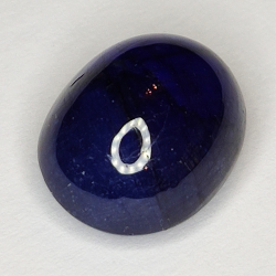 8.93ct Blauer Saphir cabochon oval 12.2x10.0mm