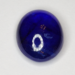 5.74ct Zaffiro Blu cabochon ovale 11.5x9.2mm