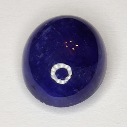 8.42ct Bleu Saphir cabochon ovale 12.4x10.3mm