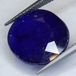 9.44ct Zaffiro blu taglio ovale 13.7x12.2mm