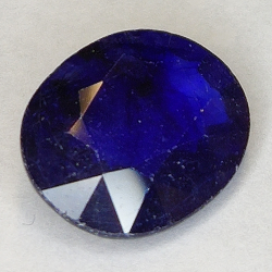 8.74ct Blauer Saphir Ovalschliff 14.8x12.1mm