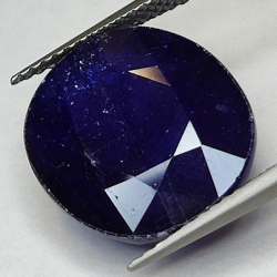 14.57ct Blauer Saphir Ovalschliff 15.0x13.4mm