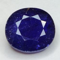 14.57ct Blauer Saphir Ovalschliff 15.0x13.4mm